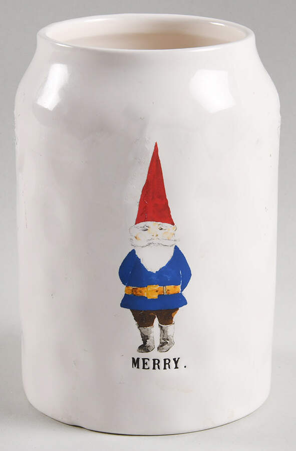 Christmas Gnomes Medium Canister No Lid by Magenta-1