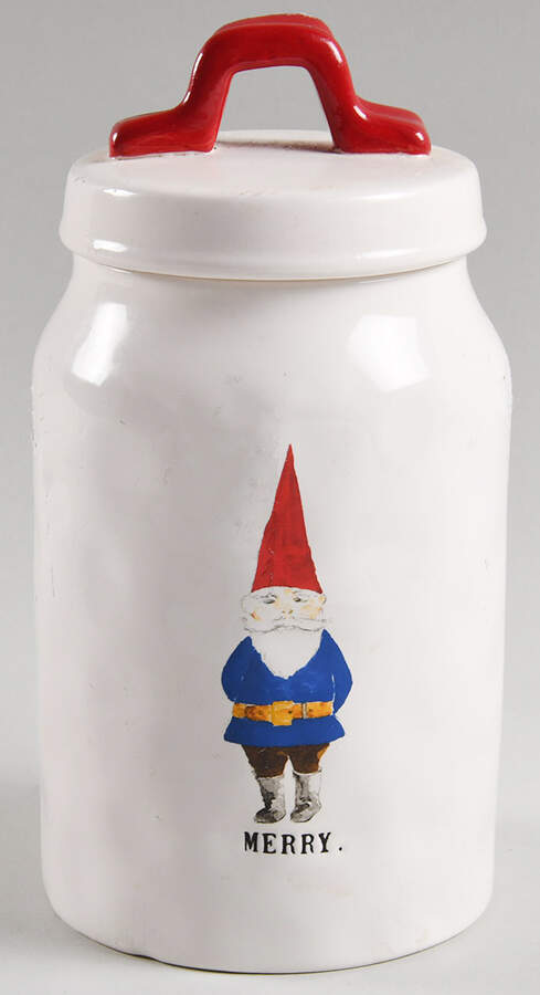 Christmas Gnomes Medium Canister & Lid by Magenta-1