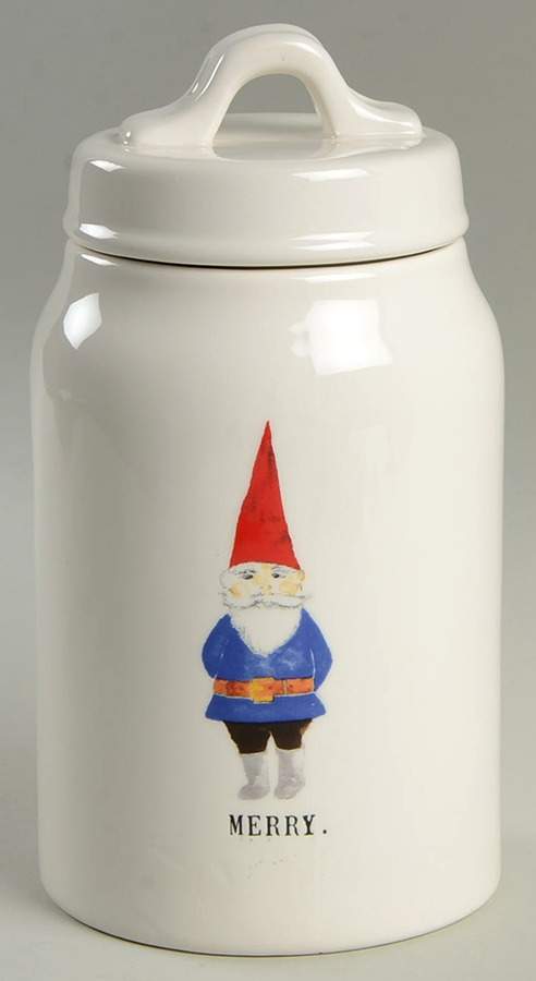 Christmas Gnomes Medium Canister & Lid by Magenta-1