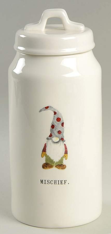 Christmas Gnomes Large Canister & Lid by Magenta-1