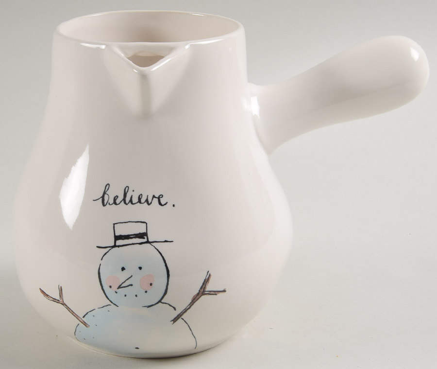 Christmas (Believe, Wish, Give, Merry) Open Chocolate Pot by Magenta-1