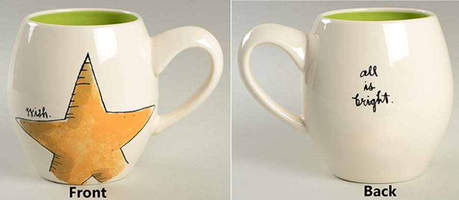 Christmas (Believe, Wish, Give, Merry) Mug by Magenta-1