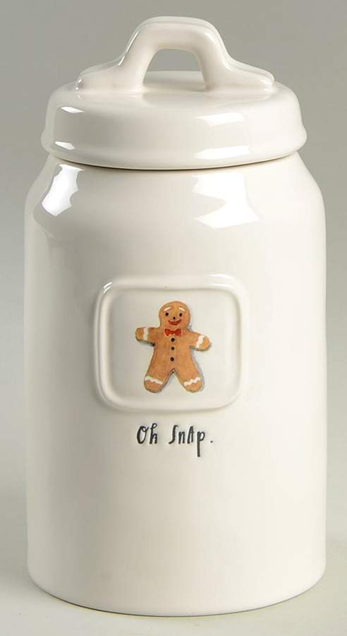 Gingerbread Medium Canister & Lid by Magenta-1