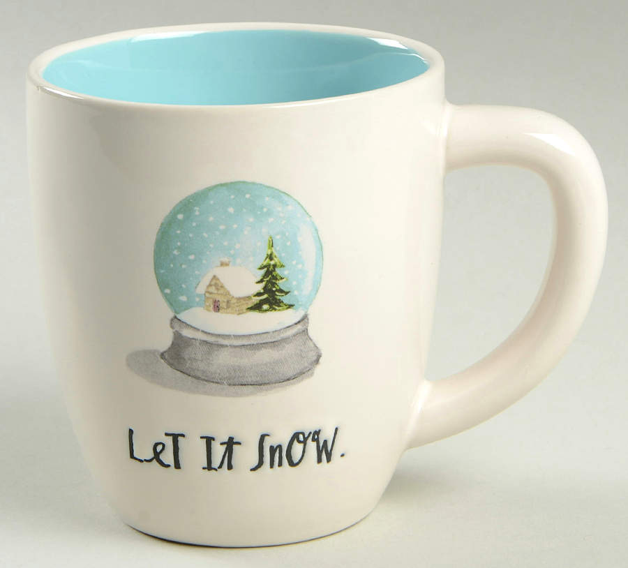 Let It Snow Globe Mug by Magenta-1