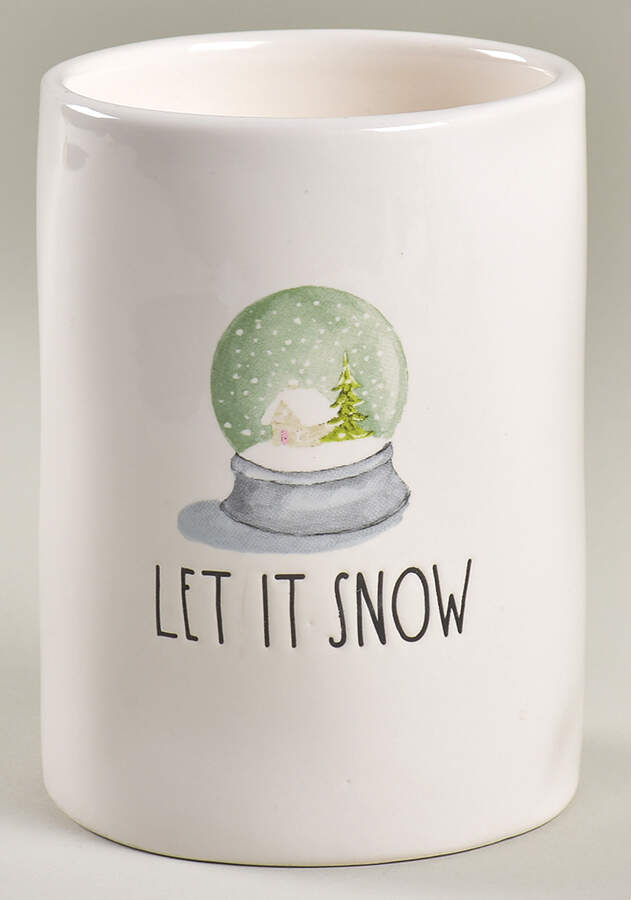 Let It Snow Globe Candleholder by Magenta-1