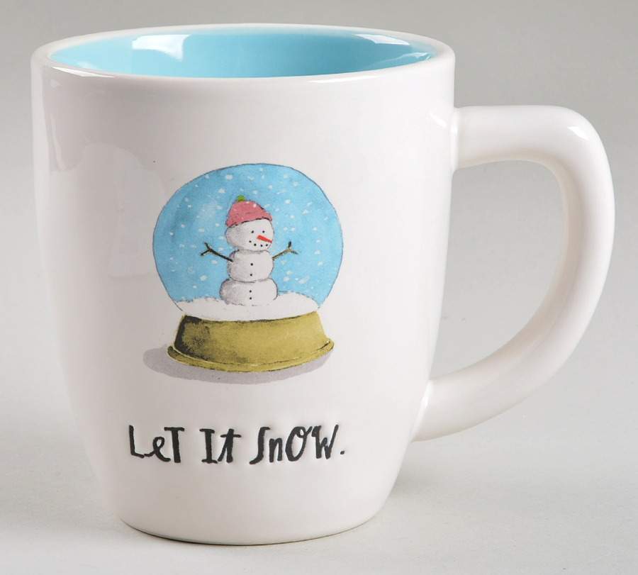Let It Snow Globe Mug by Magenta-1
