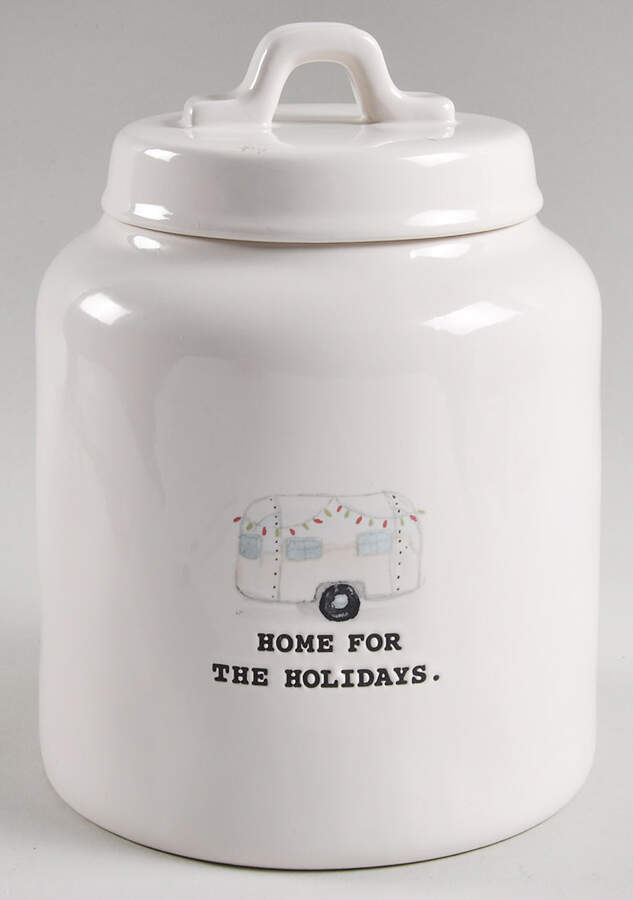 Home for the Holidays Cookie Jar & Lid by Magenta-1