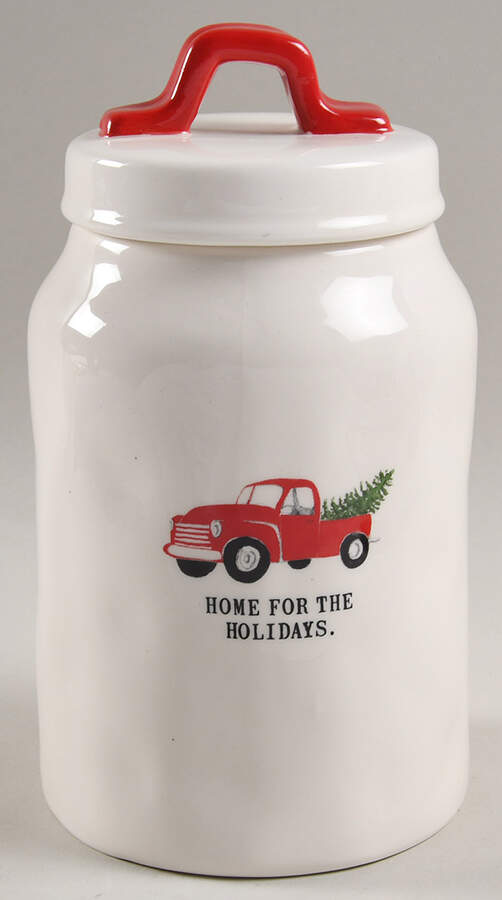 Home for the Holidays Medium Canister & Lid by Magenta-1