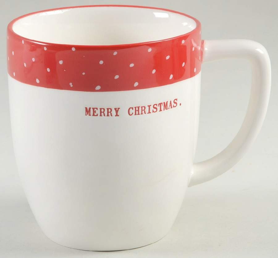 Christmas Polka Dot Mug by Magenta-1