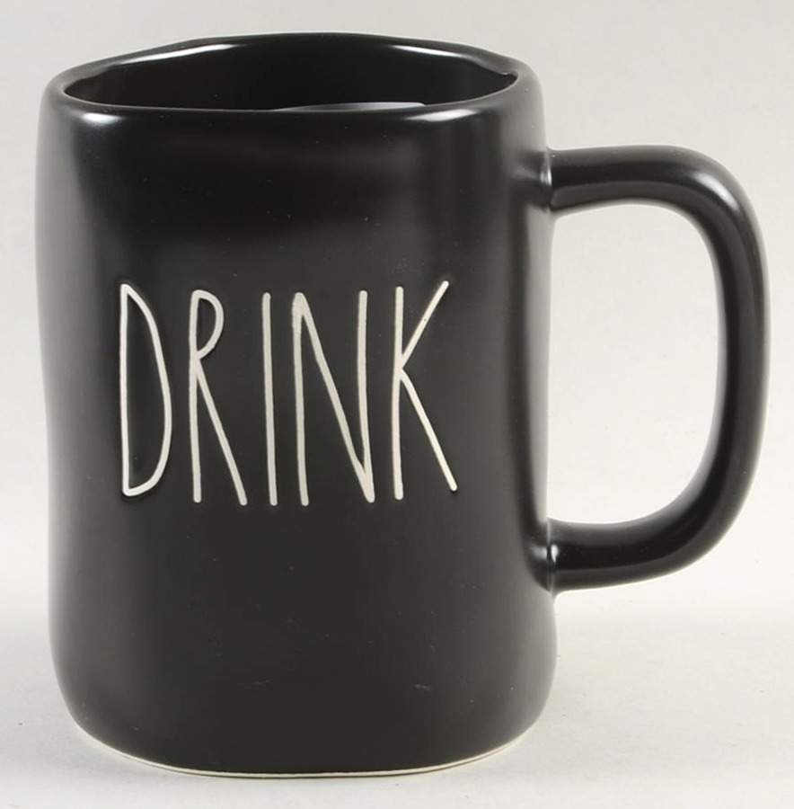 Farmhouse Black Mug by Magenta-1