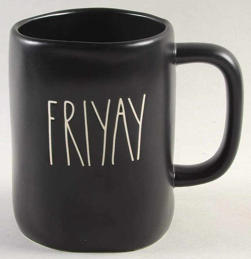 Farmhouse Black Mug by Magenta-1