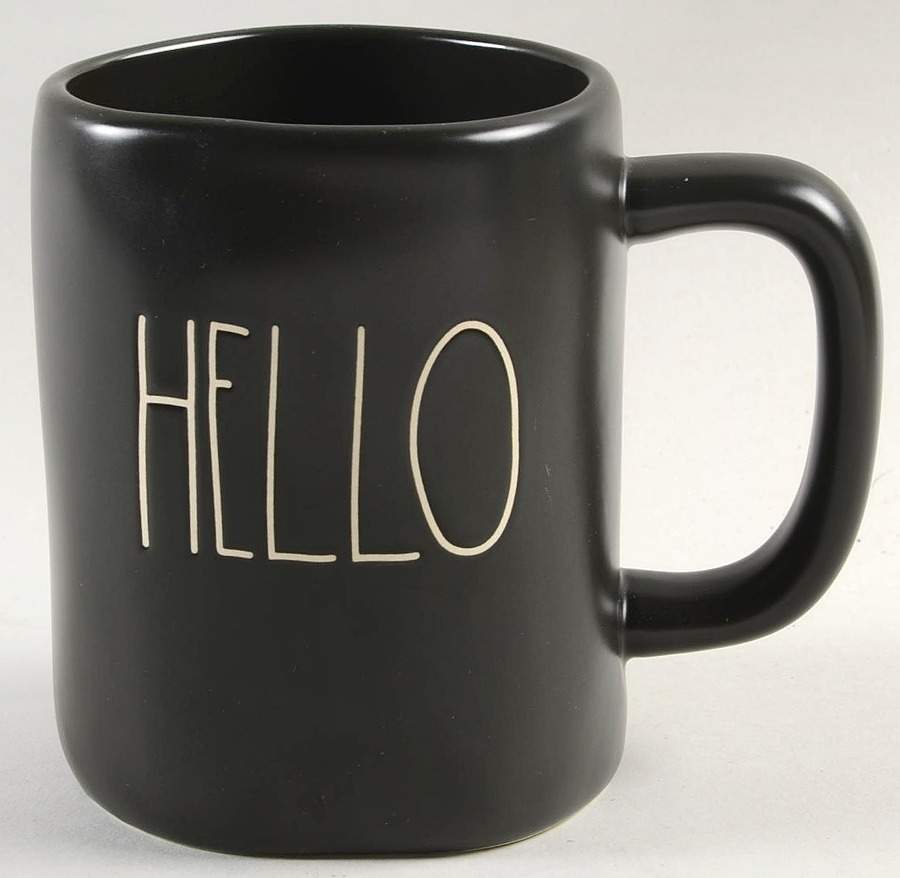 Farmhouse Black Mug by Magenta-1