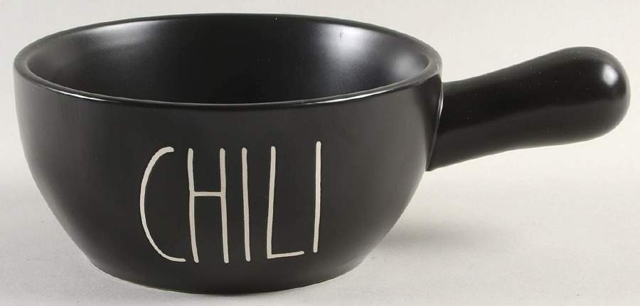 Farmhouse Black Individual Handled Soup Bowl by Magenta-1