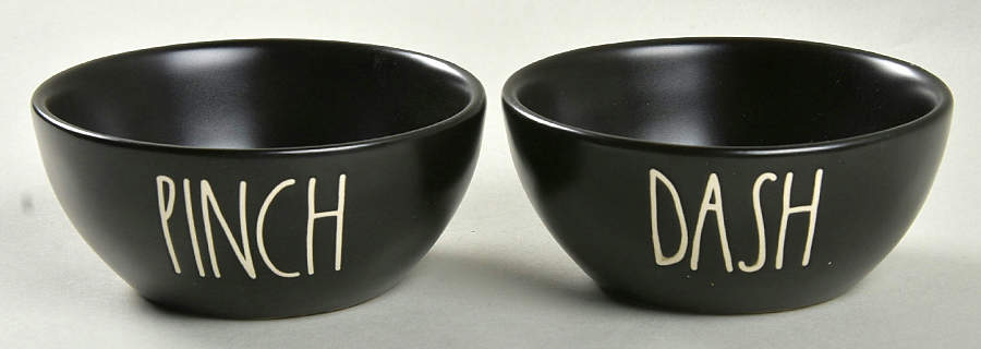 Farmhouse Black Salt & Pepper Cellar Set by Magenta-1