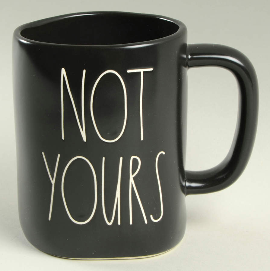 Farmhouse Black Mug by Magenta-1