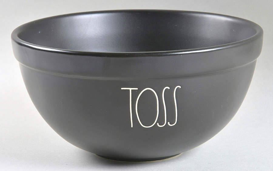 Farmhouse Black 8" Mixing Bowl by Magenta-1