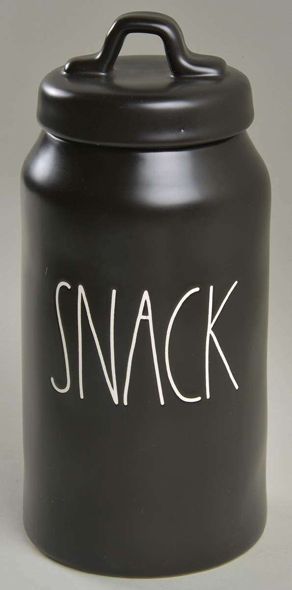 Farmhouse Black Large Canister & Lid by Magenta-1