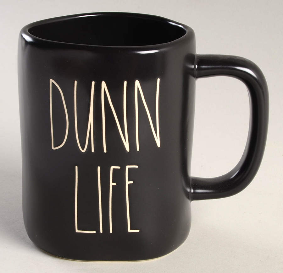 Farmhouse Black Mug by Magenta-1