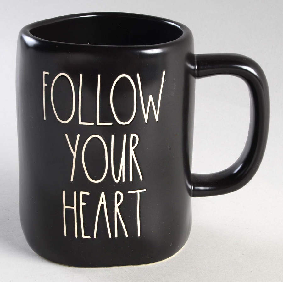 Farmhouse Black Mug by Magenta-1