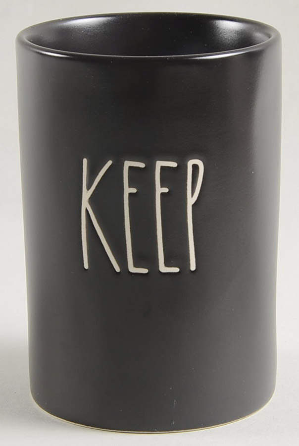 Farmhouse Black China Bathroom Tumbler by Magenta-1