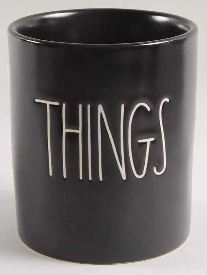 Farmhouse Black 5" Storage Jar No Lid by Magenta-1