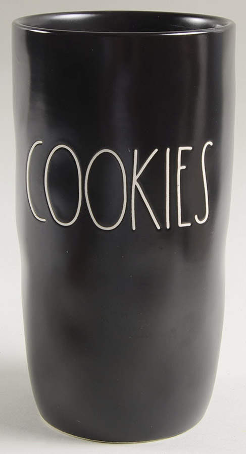 Farmhouse Black Cookie Jar No Lid by Magenta-1
