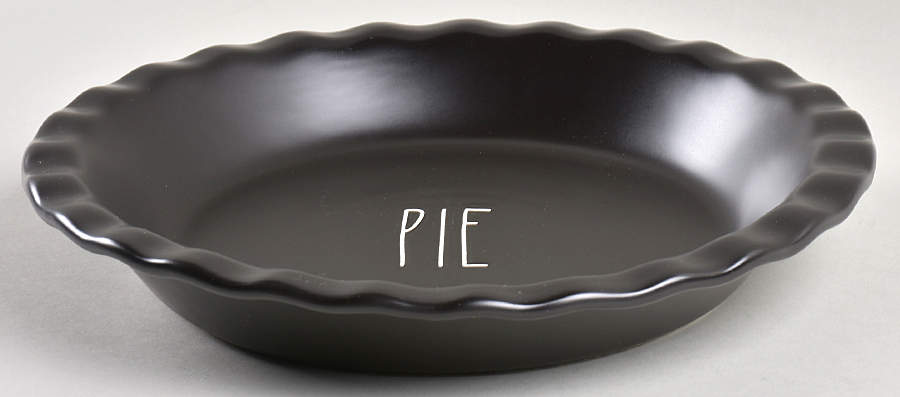 Farmhouse Black 10" Pie Baking Plate by Magenta-1