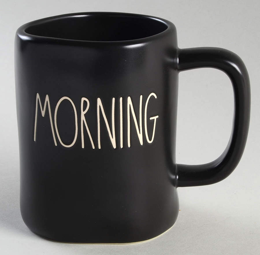 Farmhouse Black Mug by Magenta-1