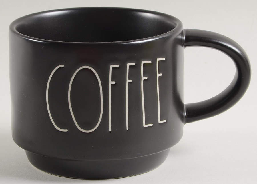 Farmhouse Black Stackable Mug by Magenta-1