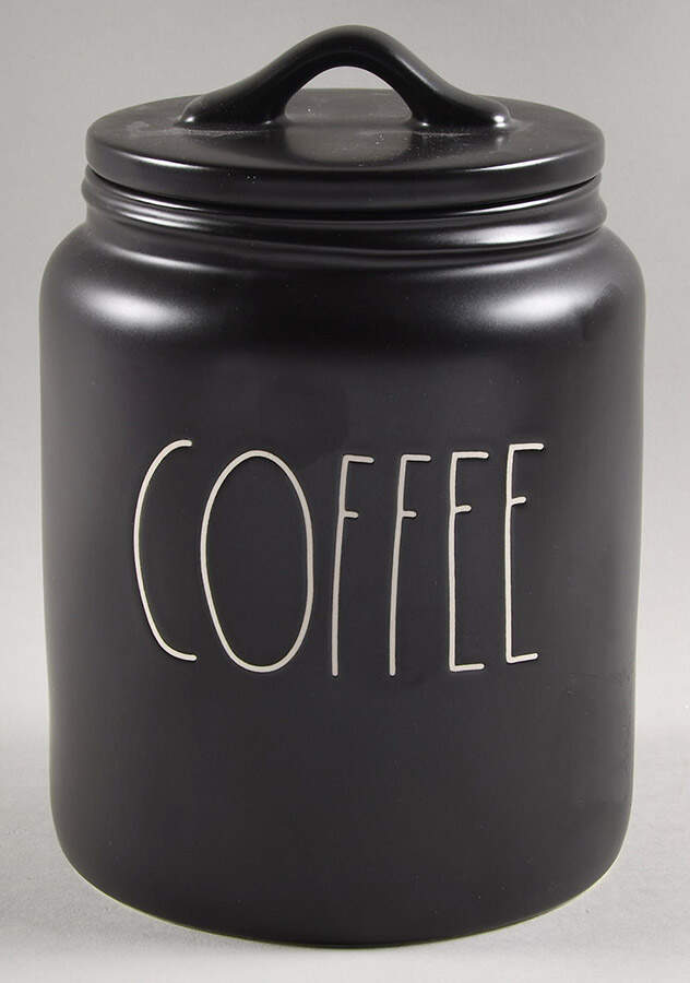 Farmhouse Black Coffee Canister & Lid by Magenta-1