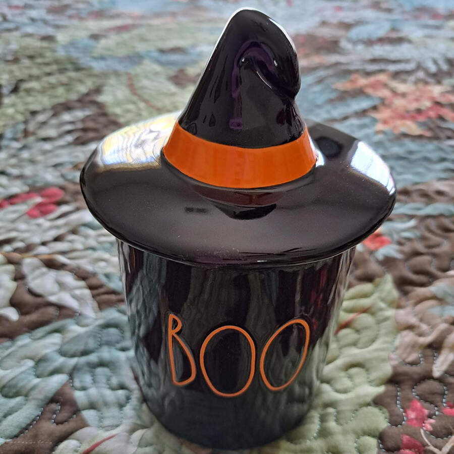 Farmhouse Black 4" Storage Jar & Lid by Magenta-1