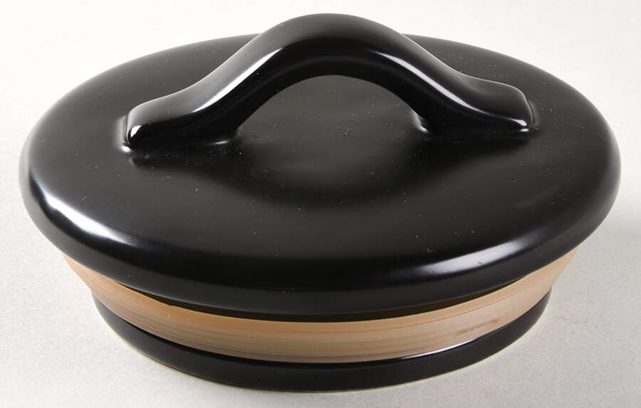 Farmhouse Black Lid for Coffee Canister by Magenta-1