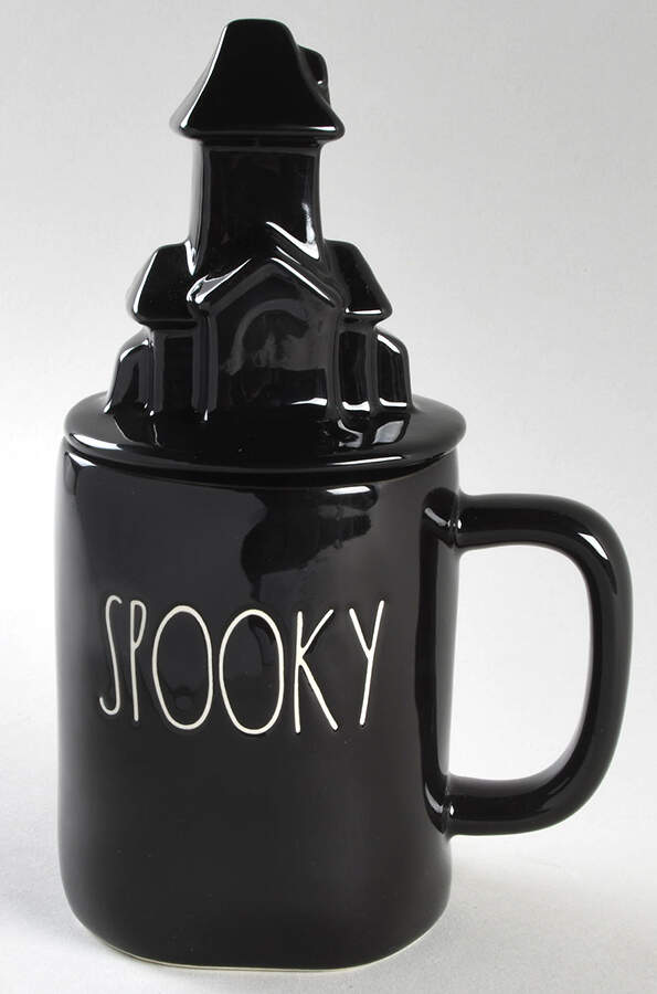 Farmhouse Black Mug & Lid by Magenta-1
