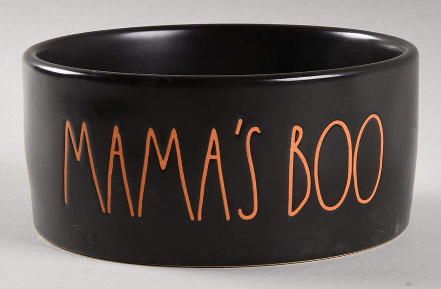 Farmhouse Black Dog Bowl by Magenta-1