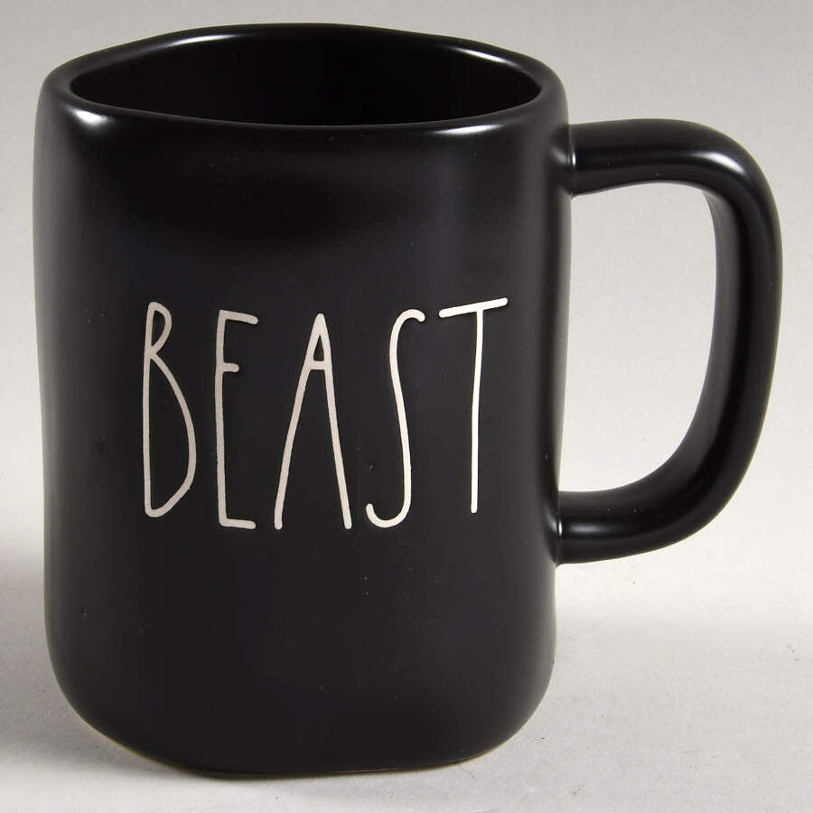 Farmhouse Black Mug by Magenta-1