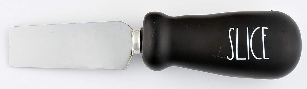 Farmhouse Black Cheese Knife with Stainless Blade by Magenta-1