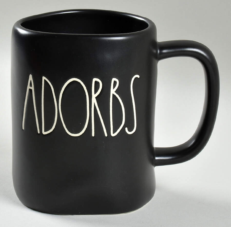 Farmhouse Black Mug by Magenta-1