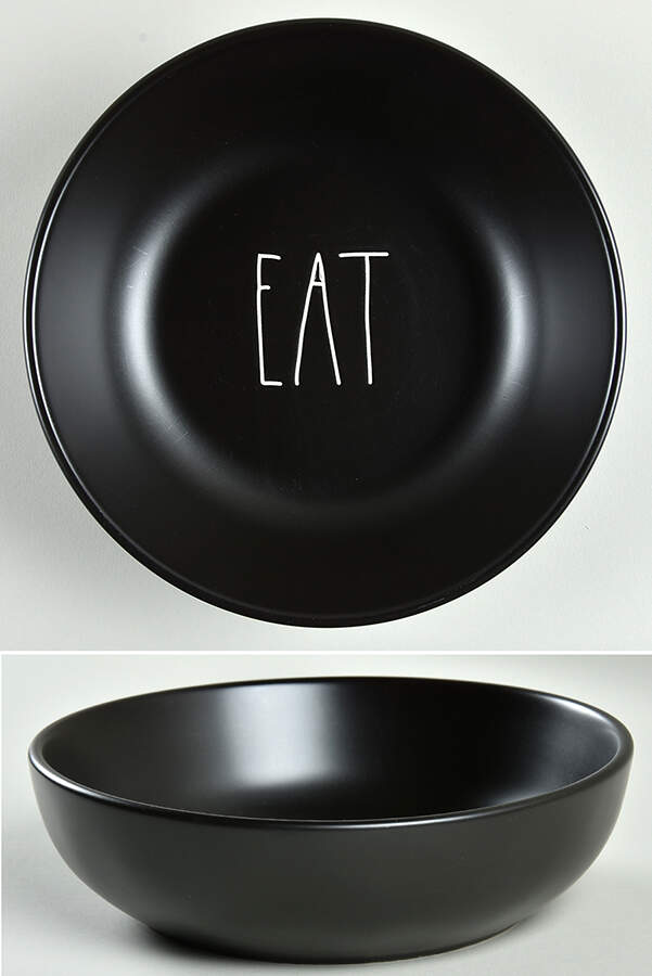 Farmhouse Black Individual Dinner Bowl by Magenta-1