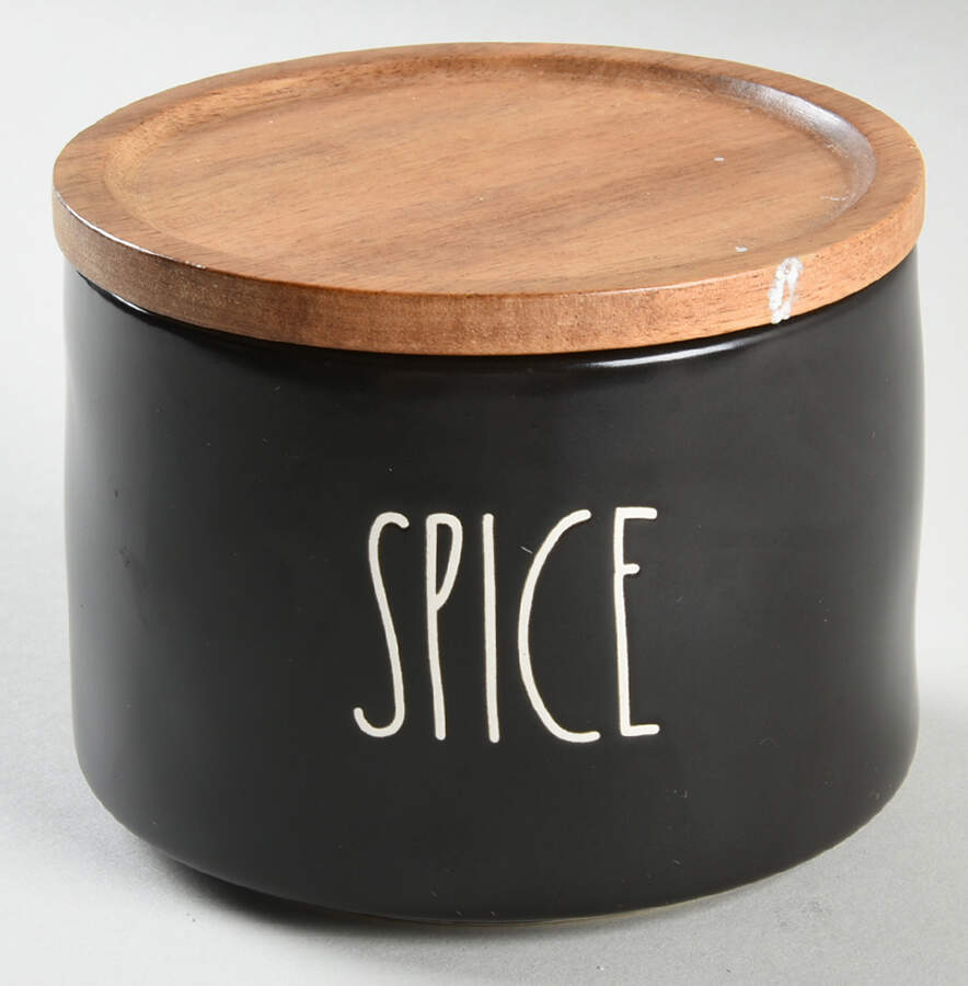 Farmhouse Black 4" Storage Jar & Lid by Magenta-1