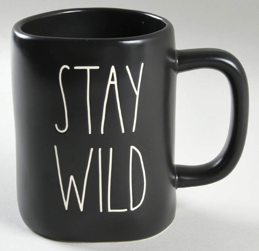 Farmhouse Black Mug by Magenta-1