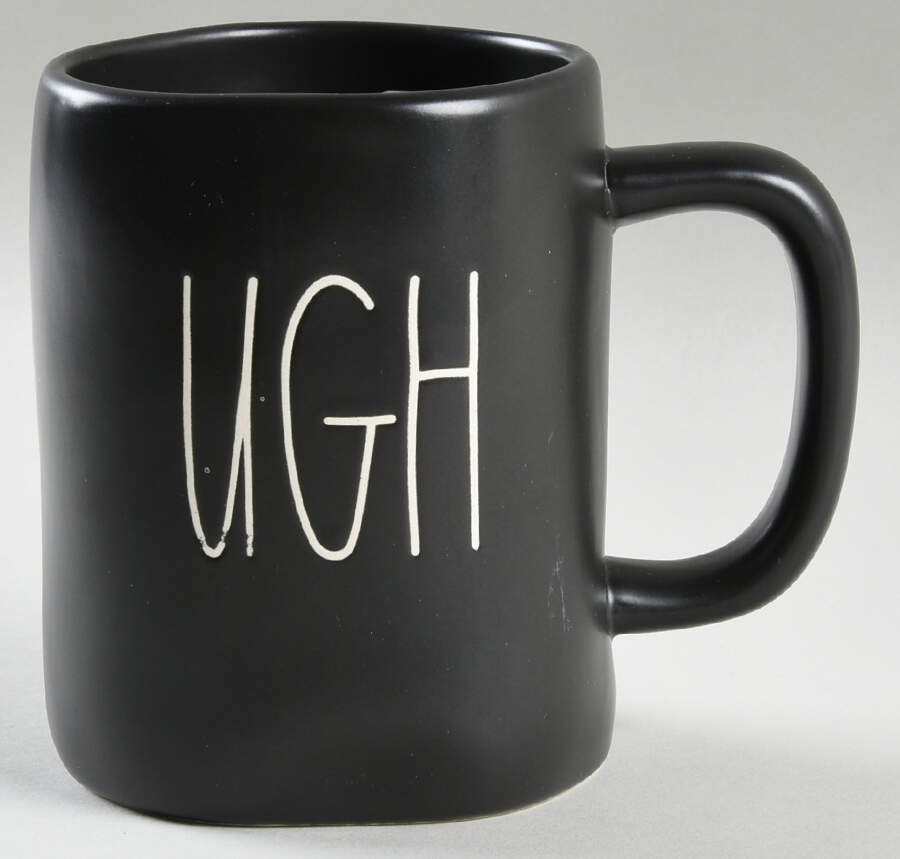 Farmhouse Black Mug by Magenta-1