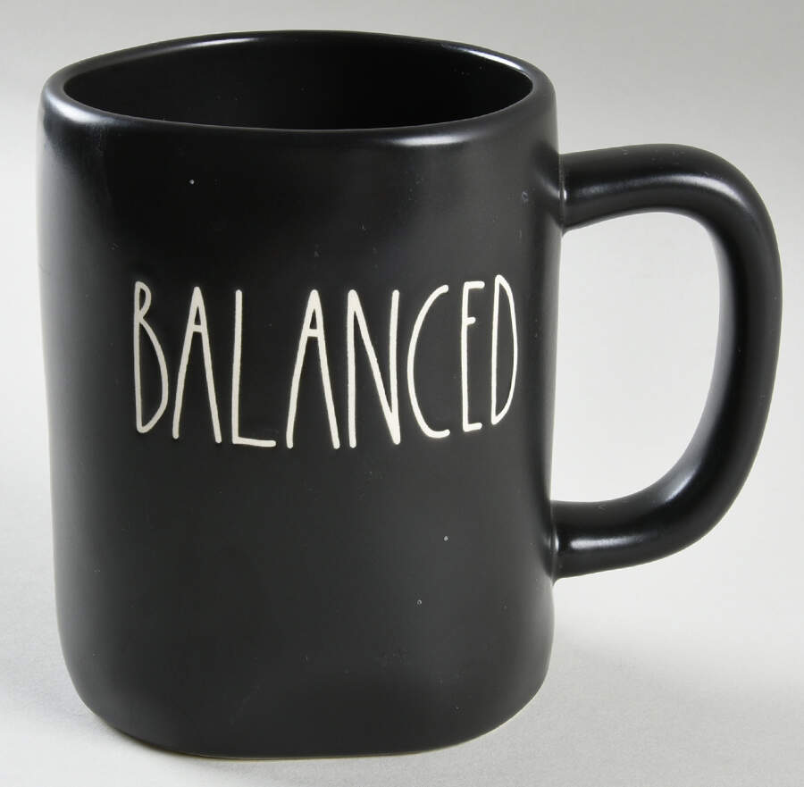 Farmhouse Black Mug by Magenta-1