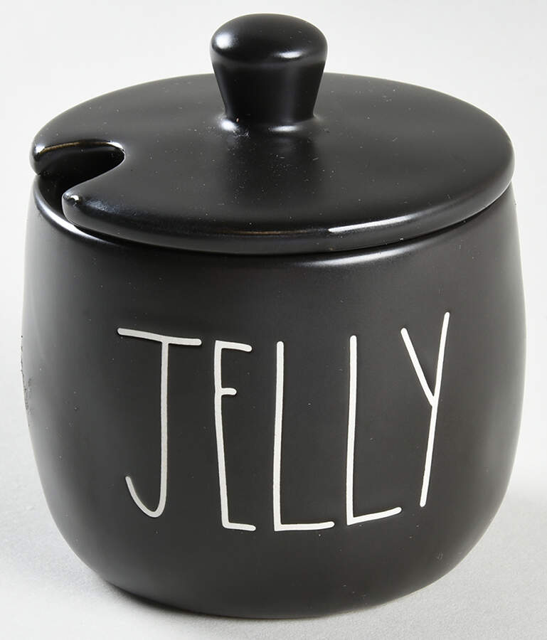 Farmhouse Black Jam/Jelly & Lid by Magenta-1