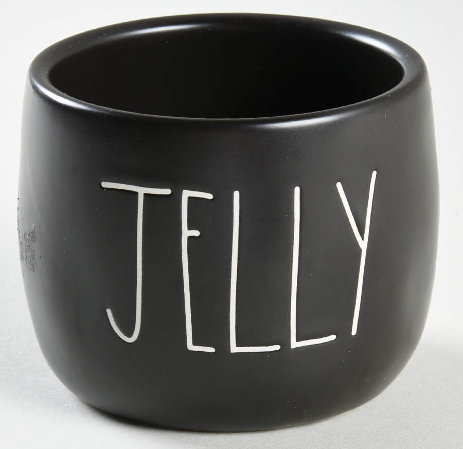 Farmhouse Black Jam/Jelly No Lid by Magenta-1
