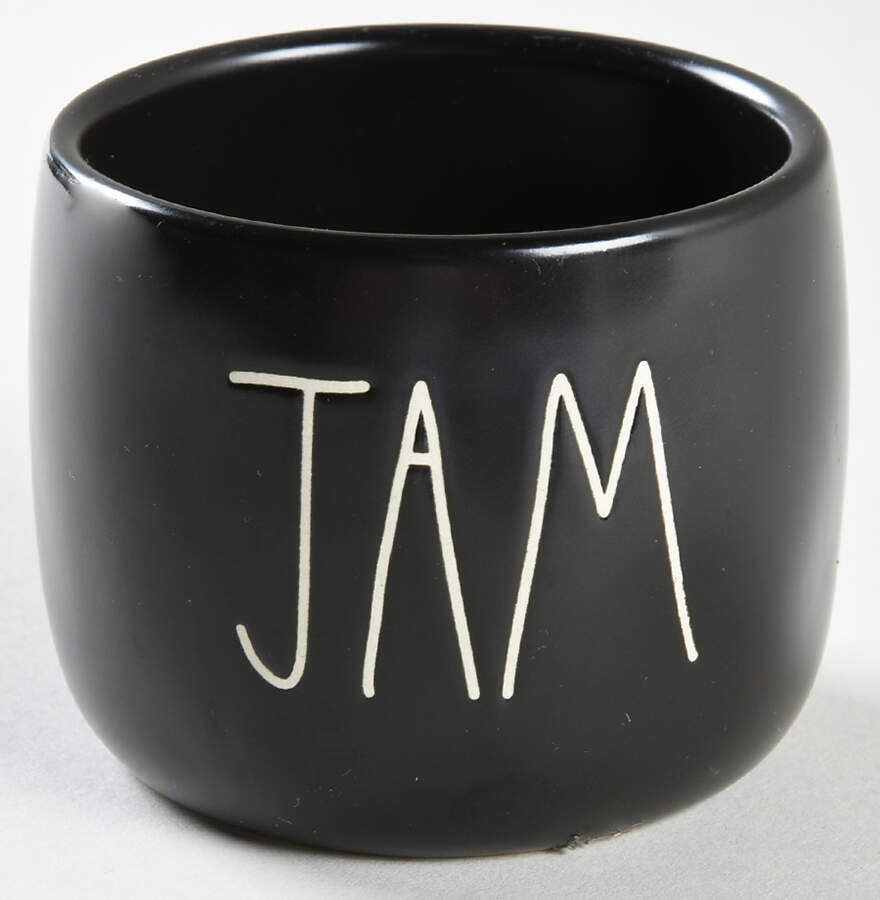 Farmhouse Black Jam/Jelly No Lid by Magenta-1