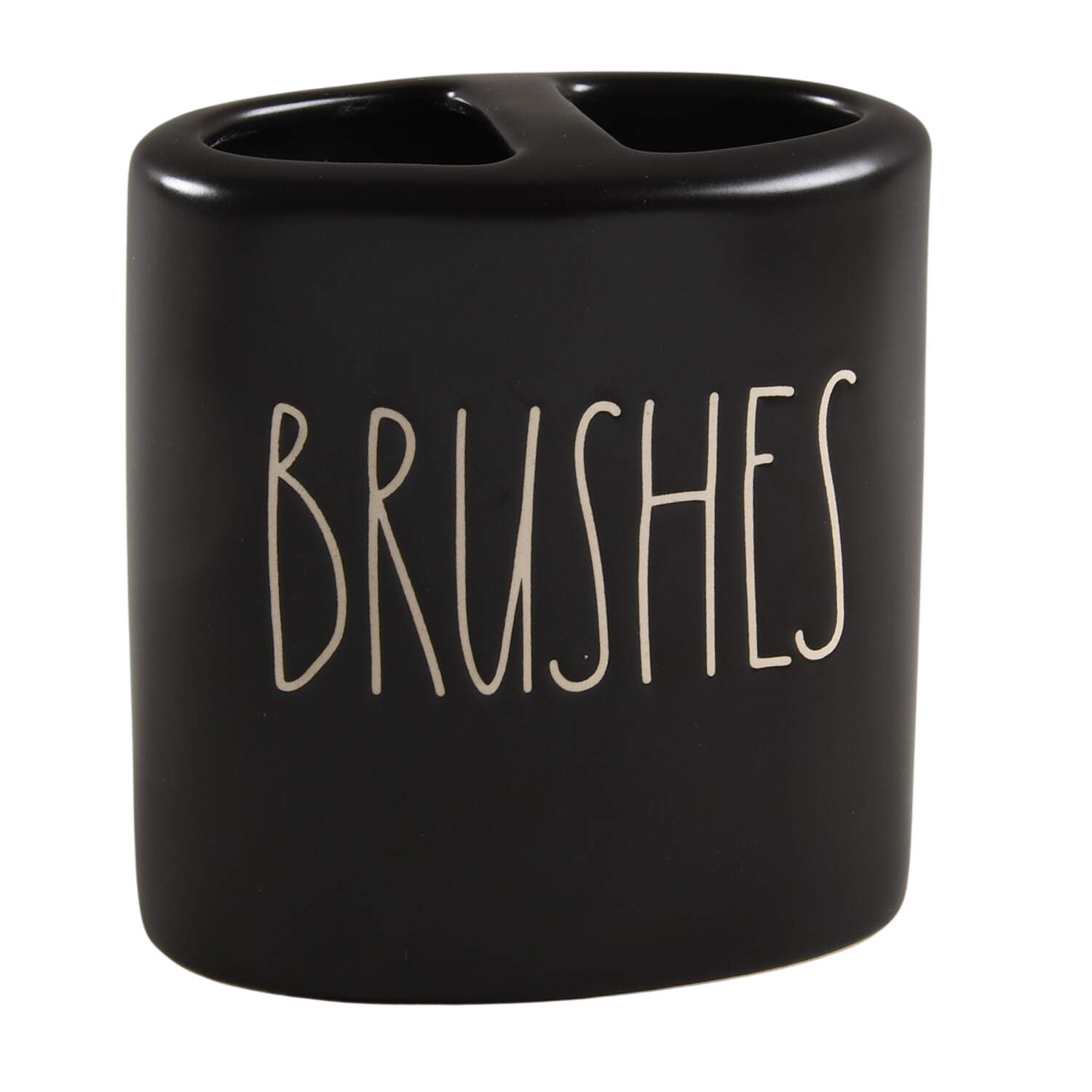 Farmhouse Black Toothbrush Holder by Magenta-1