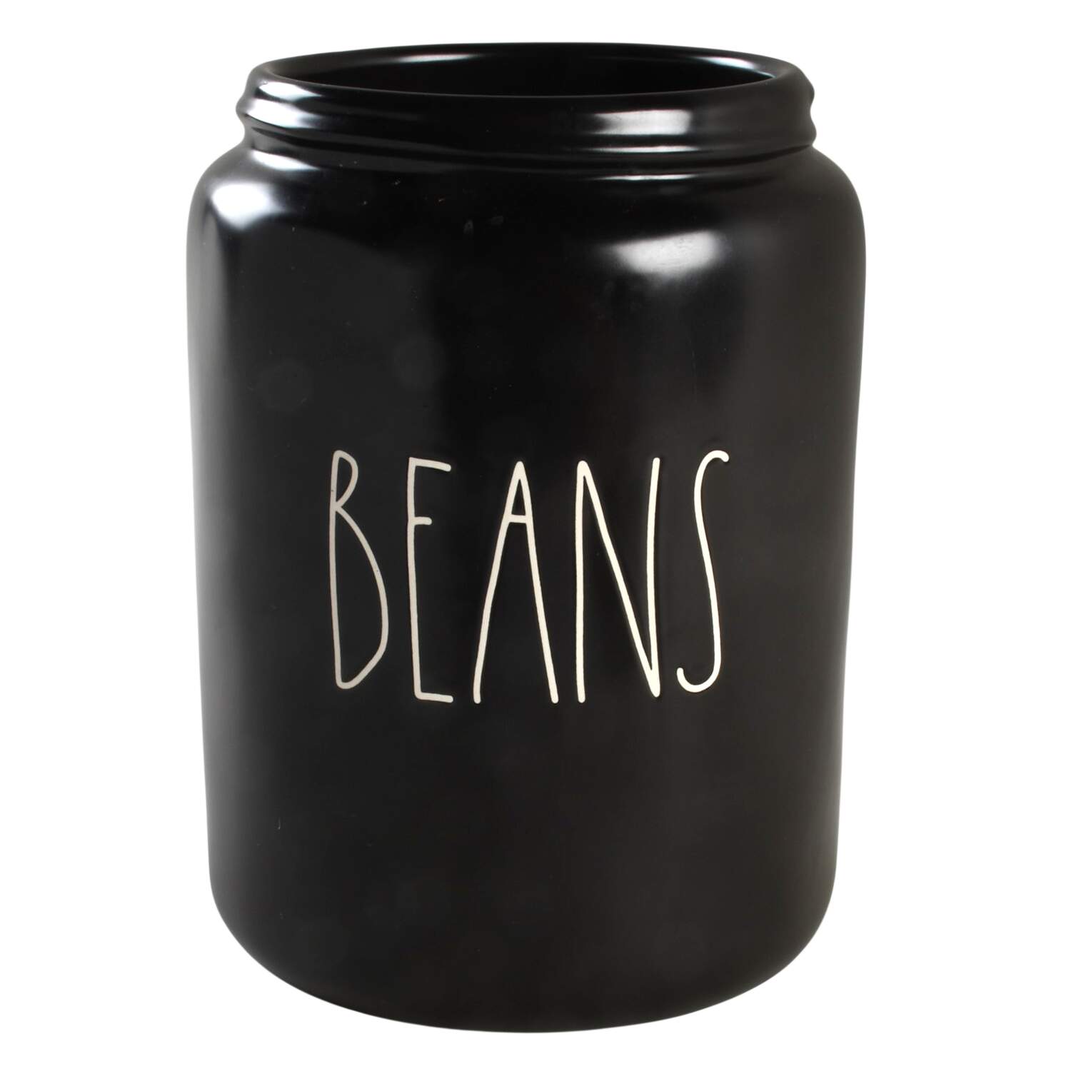 Farmhouse Black Large Canister No Lid by Magenta-1