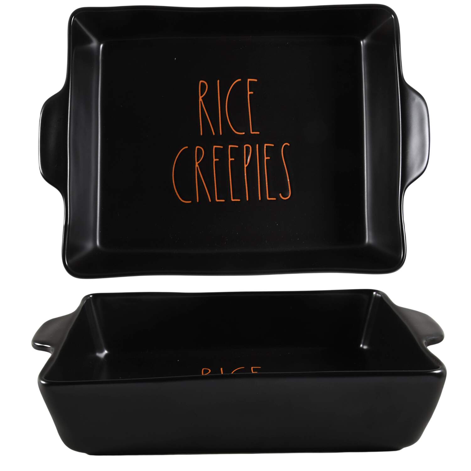 Farmhouse Black 13'' Rectangular Baker by Magenta-1