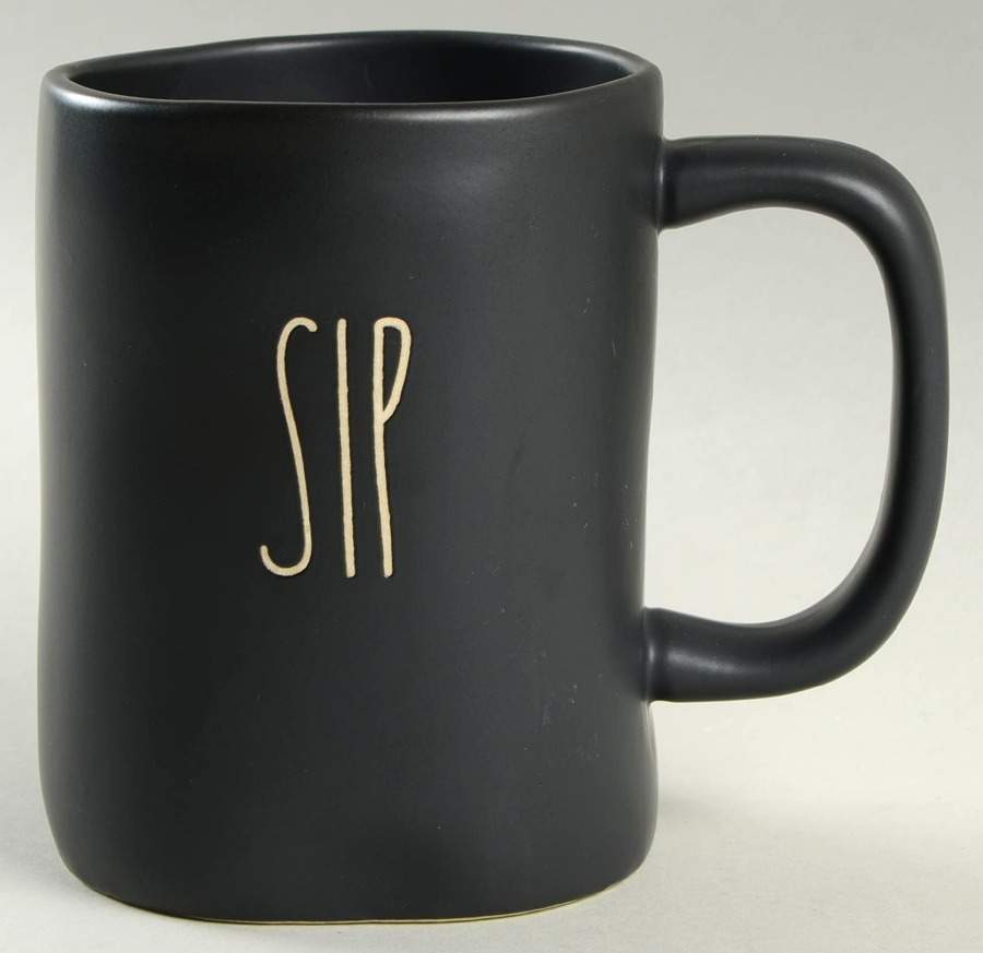 Farmhouse Black Mug by Magenta-1