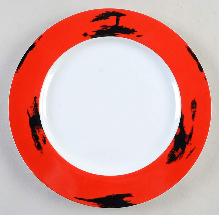 Dynasty Red Dinner Plate by Mikasa-1